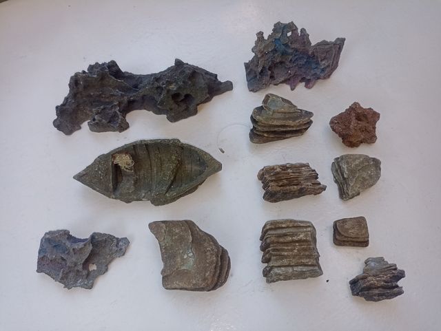 Piedras acuario decoración