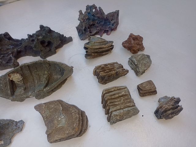 Piedras acuario decoración