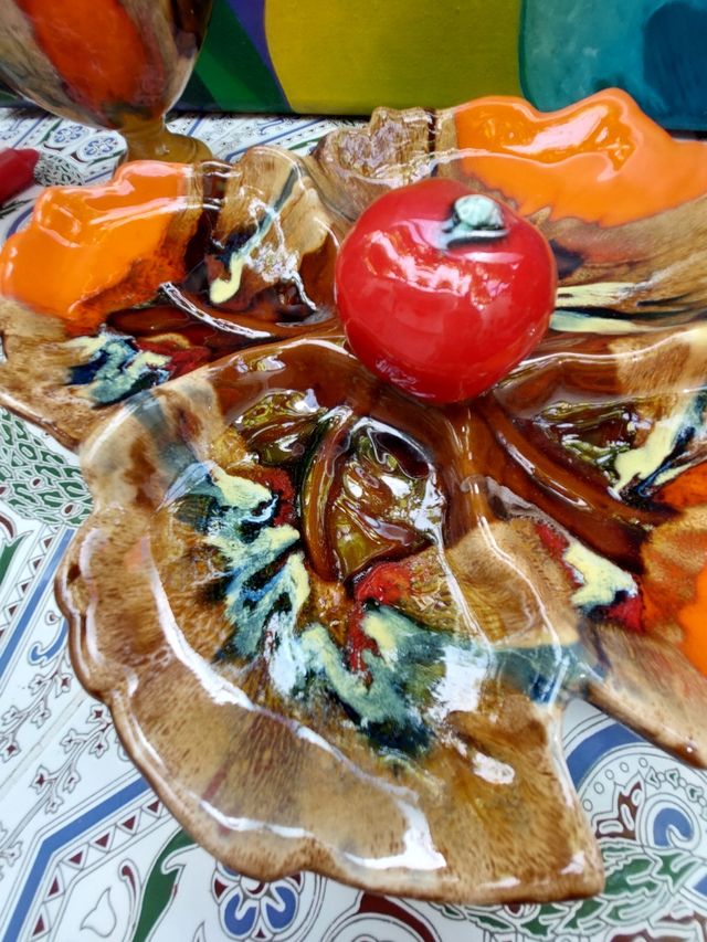 2 piezas Ceramica Vallauris