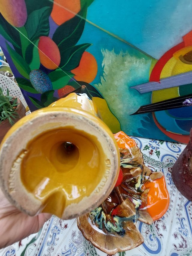 2 piezas Ceramica Vallauris