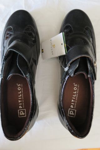 Pitillos zapato mujer print animal negro