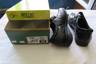 Pitillos zapato mujer print animal negro