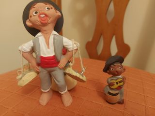 Figuras belén pescador y guitarrista