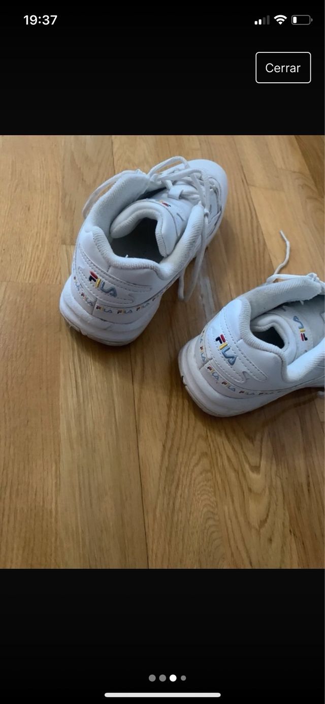 Zapatillas fila como nuevas con su caja