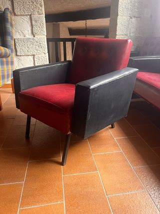 Mid Century sofa y butacas