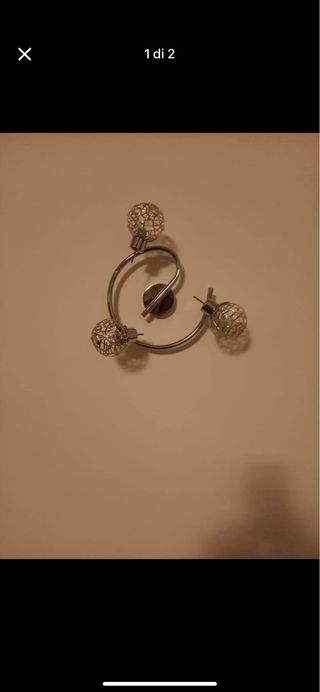 Aplique e lampadario 3 pezzi