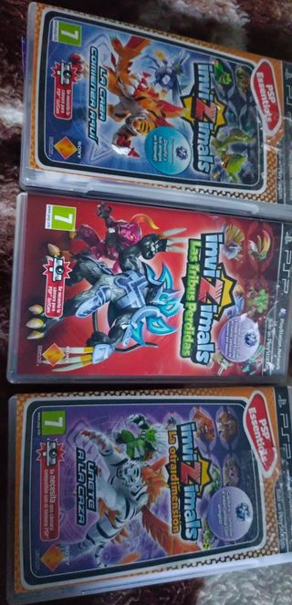 VIDEOJUEGOS PSP PACK INVIZIMALS