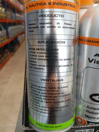 Limpia frenos
