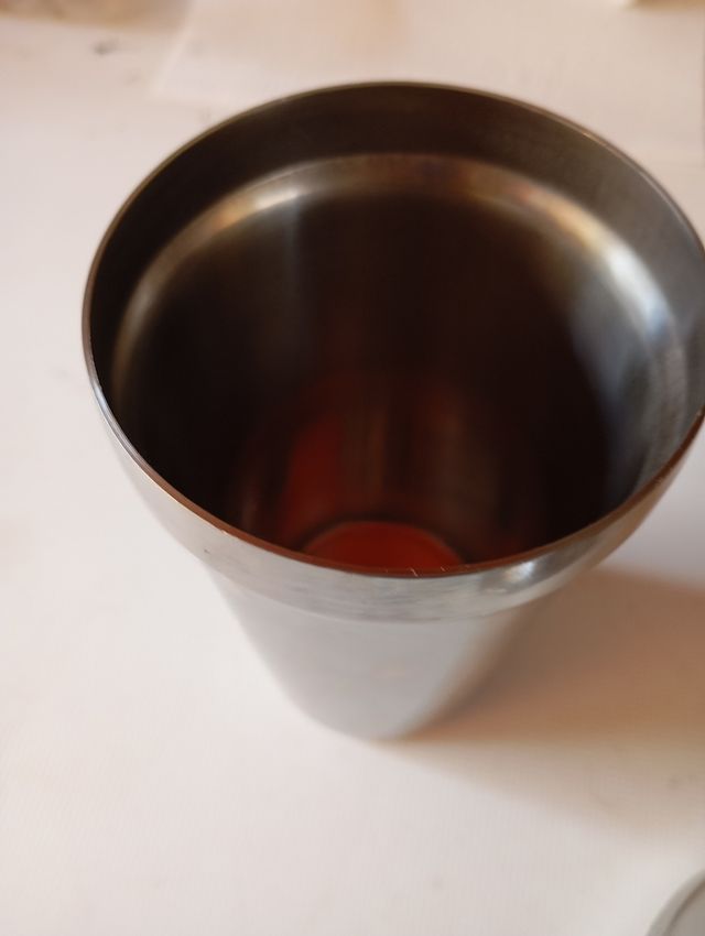 Coctelera auténtica de acero inoxidable