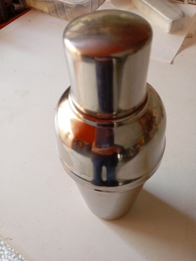 Coctelera auténtica de acero inoxidable