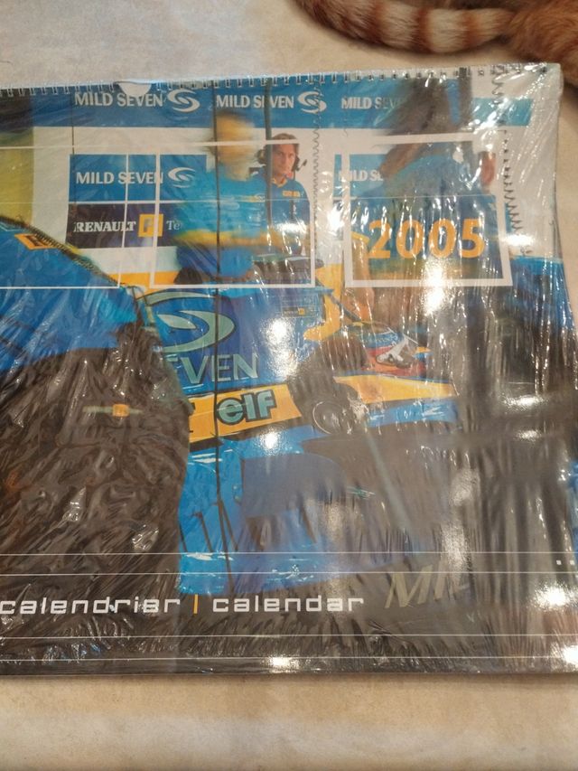 Precintado. Mild Seven-Renault Team.2005 Calendar.