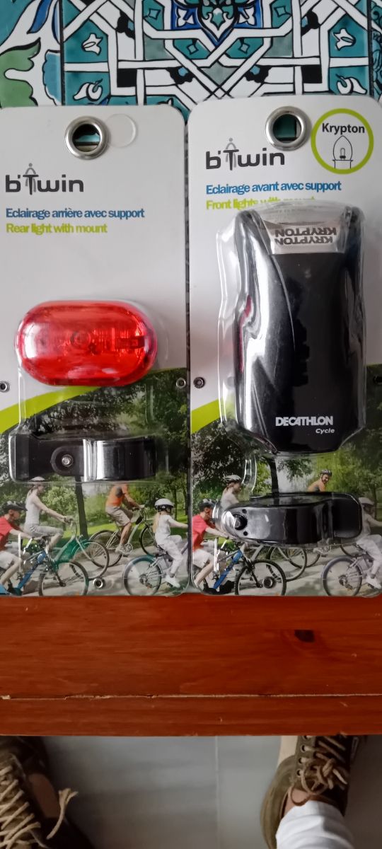 Conjunto de luz para bicicleta delantera