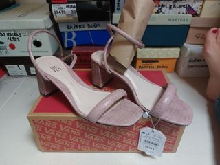Sandalias vestir rosa maquillaj