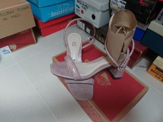 Sandalias vestir rosa maquillaj