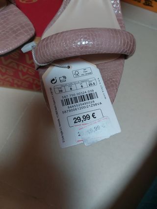 Sandalias vestir rosa maquillaj