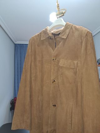 Cazadora hombre, de ante nueva