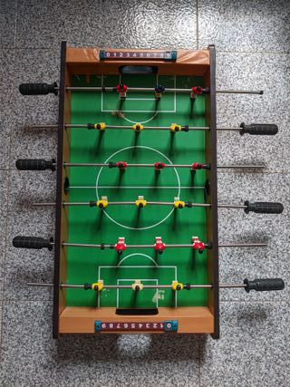 ✅️ MINI FUTBOLÍN DE 6 AGARRES