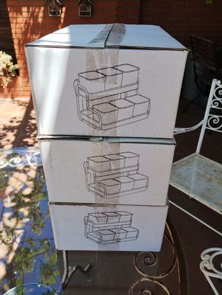 MACETAS COLGANTES, ORGANIZADOR ESTANTE TIESTO.