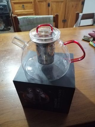 Teiera in vetro Bugatti