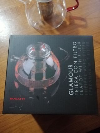 Teiera in vetro Bugatti