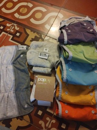 Pañales reutilizables (set completo para un bebé)