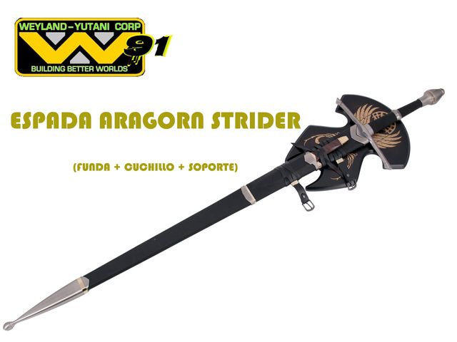 Espada de Aragorn Strider Funda con daga (El SDLA)