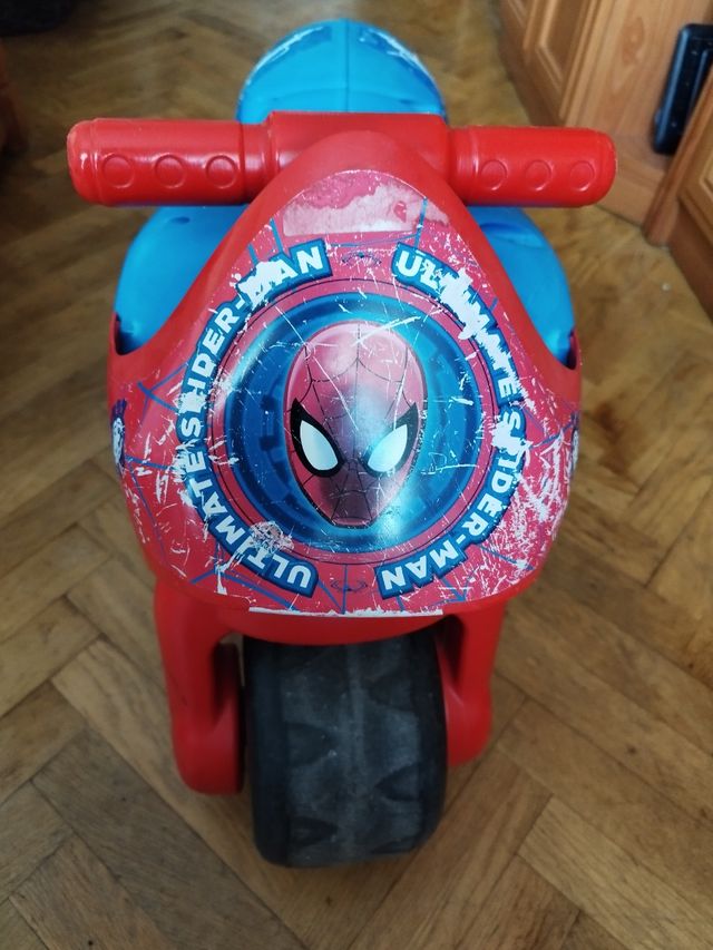 Moto Spiderman juguete de 18 meses a 36