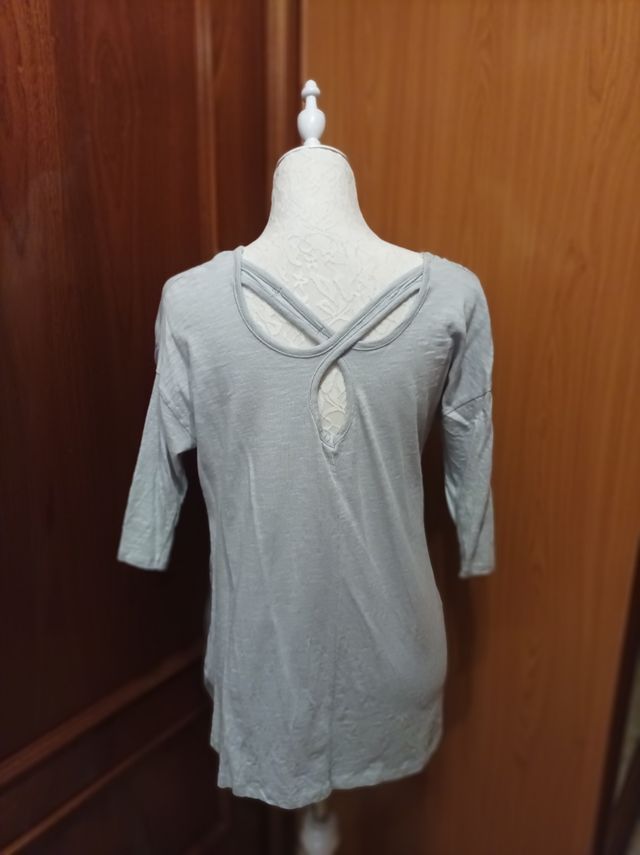 Camiseta de mujer de manga francesa 