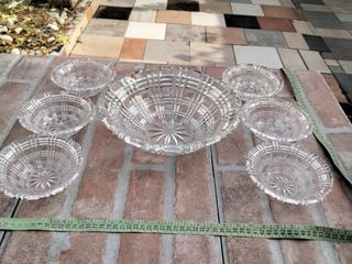 Set 7 articoli cristallo epoca 