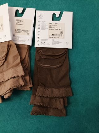 14 paia calzini collant velati 20 den