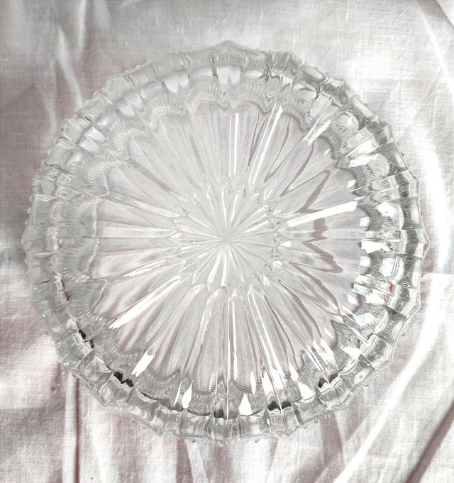 Bombonera grande de cristal Bohemia