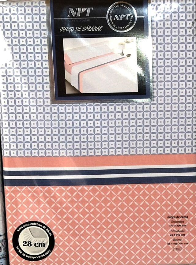 Foglie letto in cotone e poliestere 50/50 C135