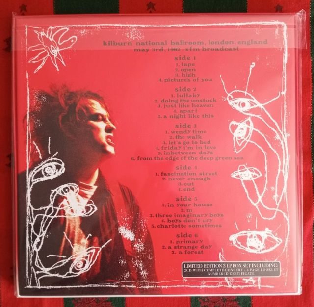 VINILO THE CURE BOX SWIMMING IN A WORLD MAGIC SHOW