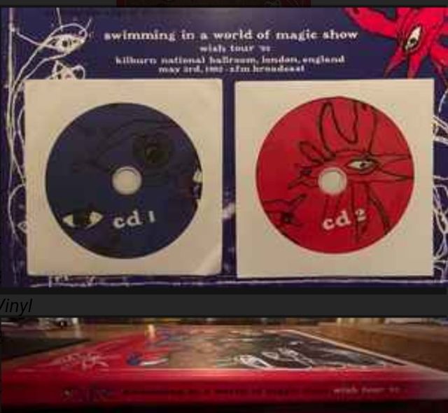 VINILO THE CURE BOX SWIMMING IN A WORLD MAGIC SHOW