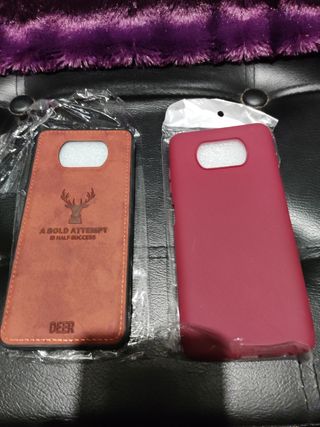 Fundas Poco X3    3€ las  dos fundas