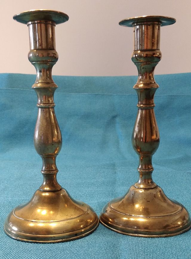 Candelabros de bronce