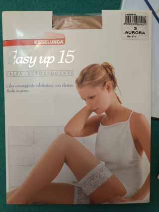 3 paia di collant autoreggenti