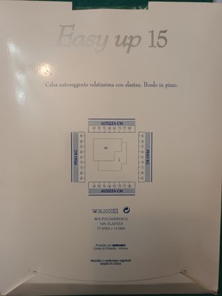 3 paia di collant autoreggenti