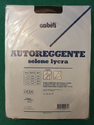 3 paia di collant autoreggenti