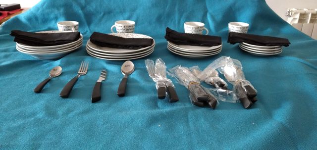 Vajilla completa de 4 servicios