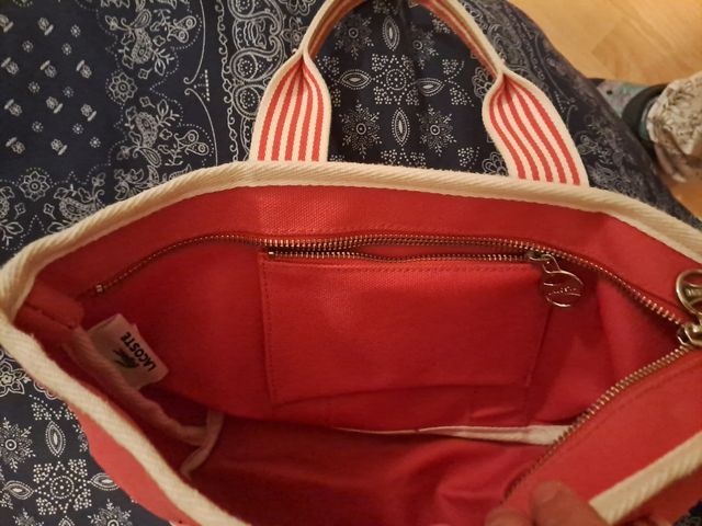 Borsa a mano piccola lacoste