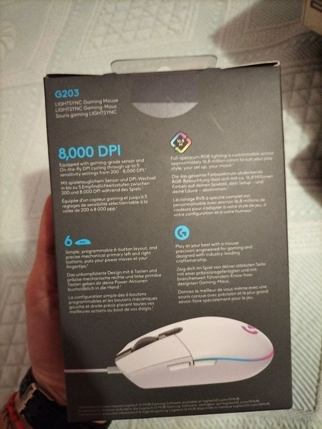 Ratón Logitech g203