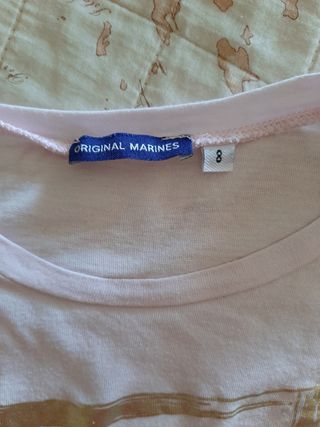 maglie bambina "Original Marines" 8 anni (Regalo)