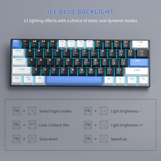 Teclado MECANICO 60% MageGee - NUEVO PRECINTADO