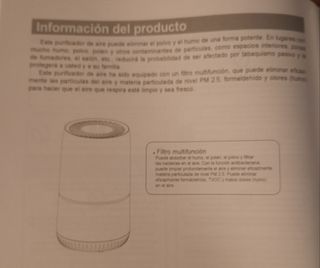 Purificador de aire daitsu cadr-65