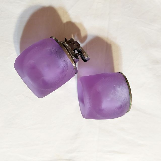 Set da fumo vintage viola