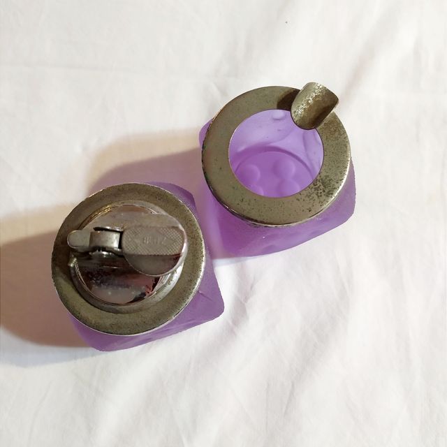 Set da fumo vintage viola