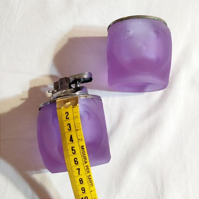 Set da fumo vintage viola