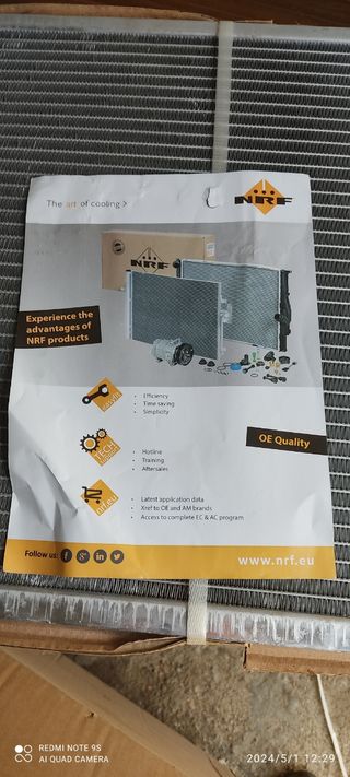 radiador refrigerante del motor Hyundai H1