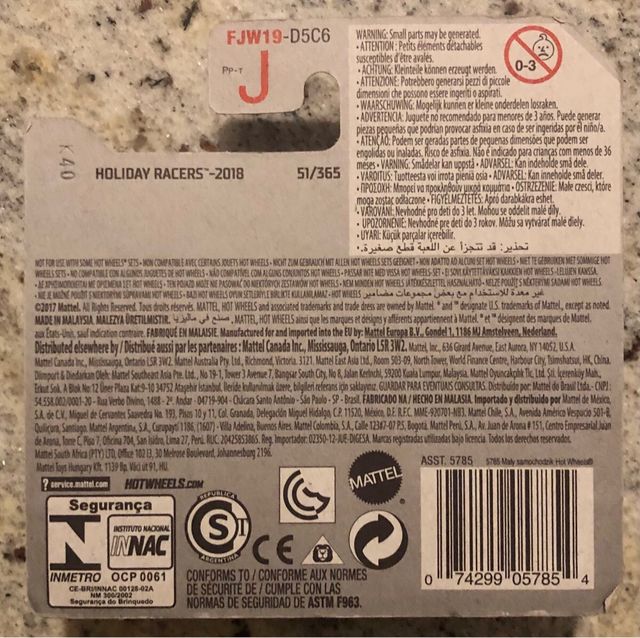 Hot Wheels SCREAMLINER ROSSO 2018 1:64